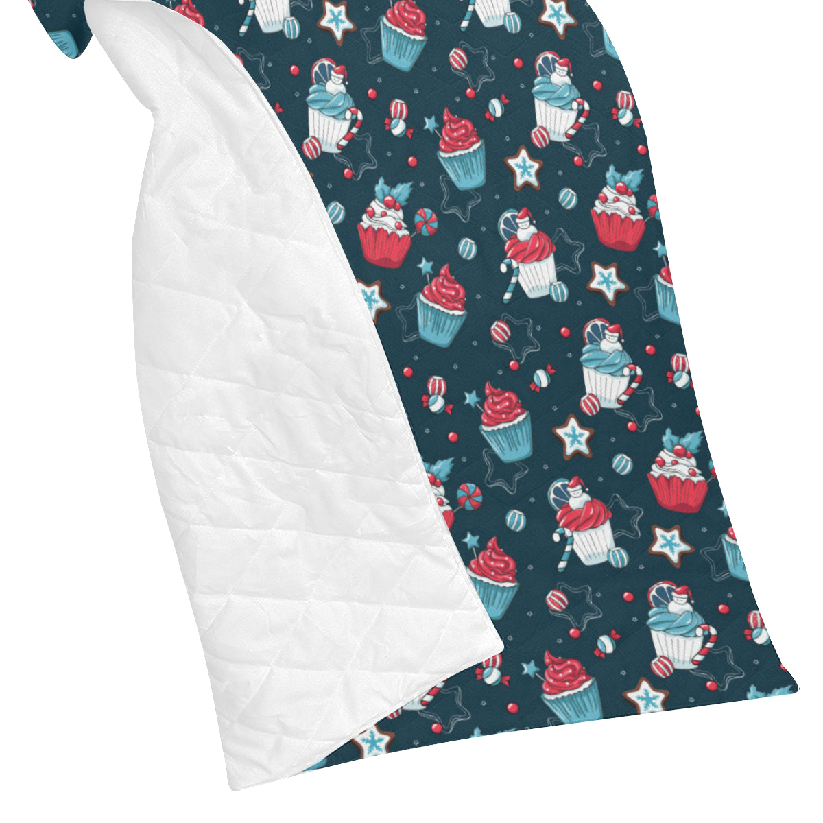Cupcake Pattern Print Design 03 Premium Quilt