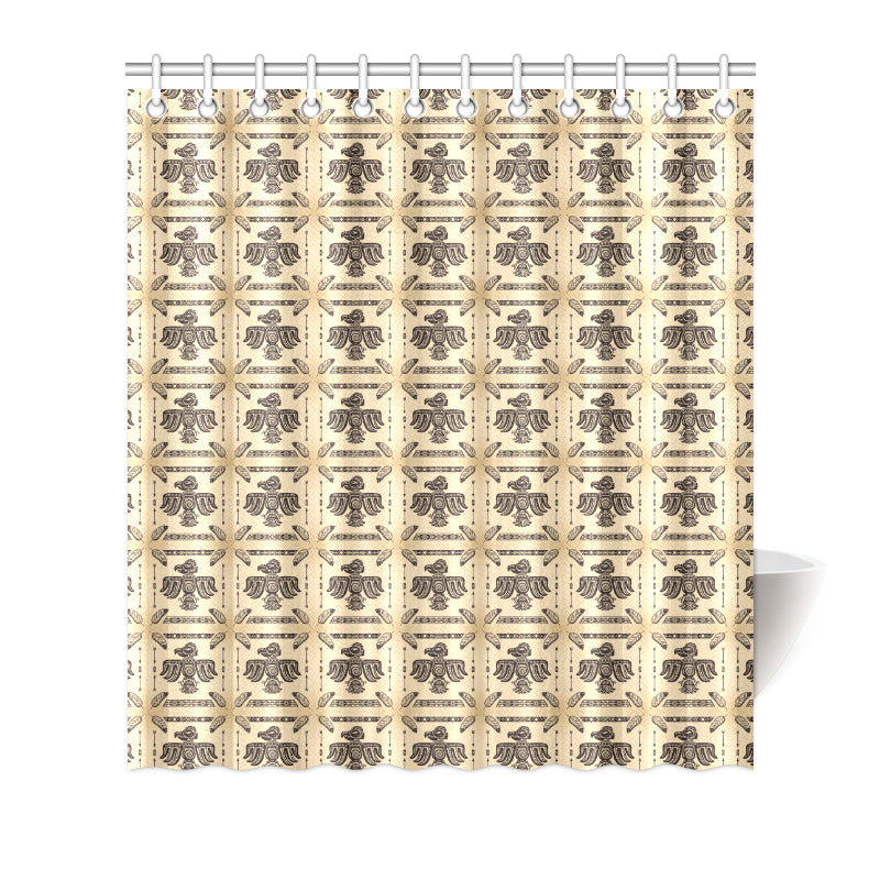 Native American Themed Design Print Shower Curtain