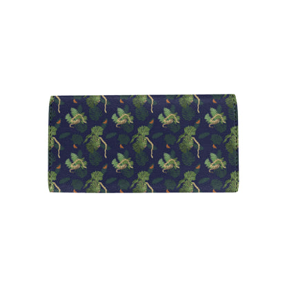 Boa Pattern Print Design 02 Women's Trifold Wallet