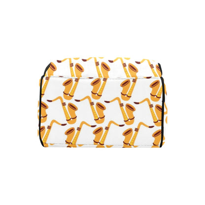 Saxophone Print Design LKS404 Diaper Bag Backpack