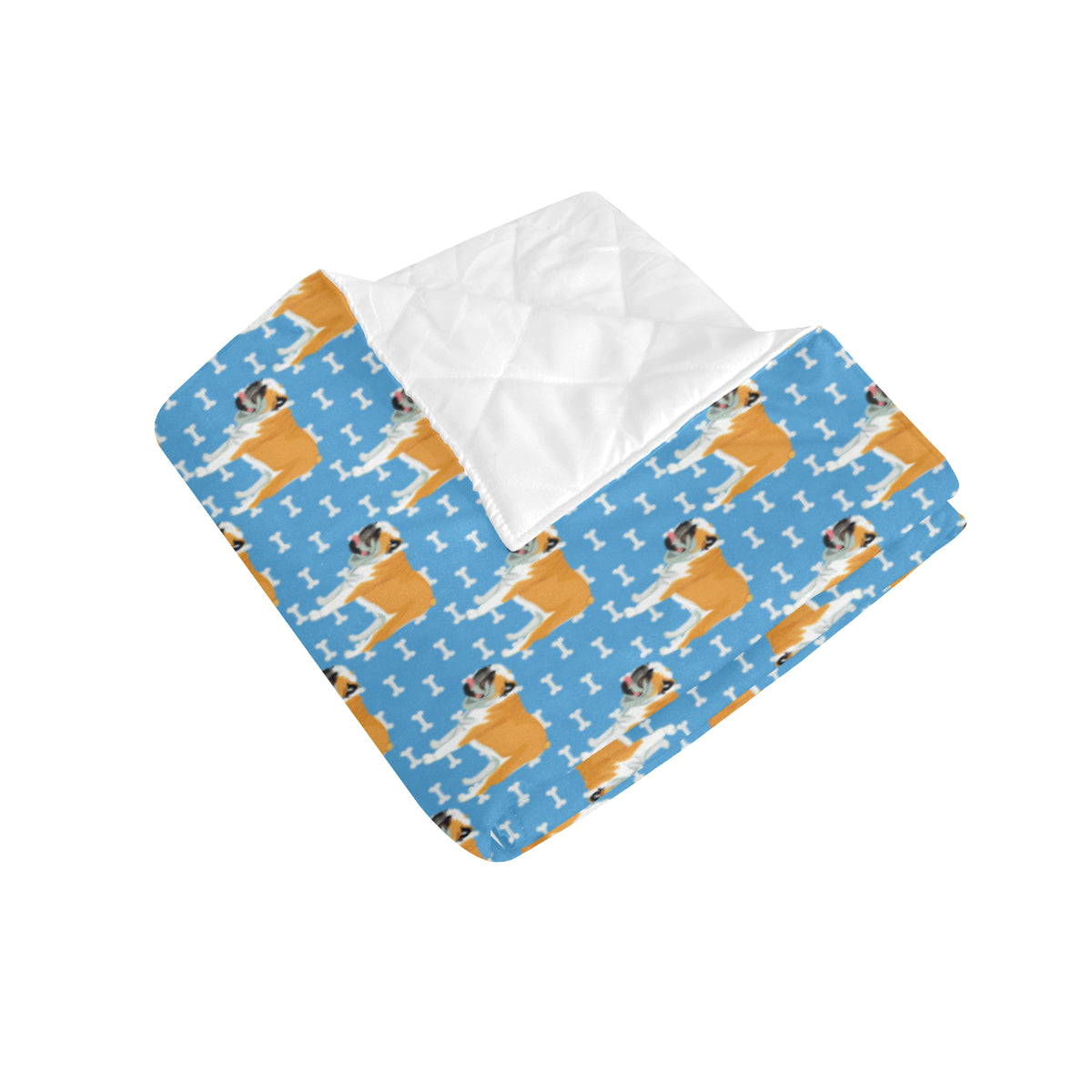 Bulldogs Pattern Print Design 06 Premium Quilt