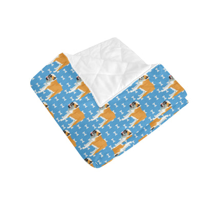 Bulldogs Pattern Print Design 06 Premium Quilt