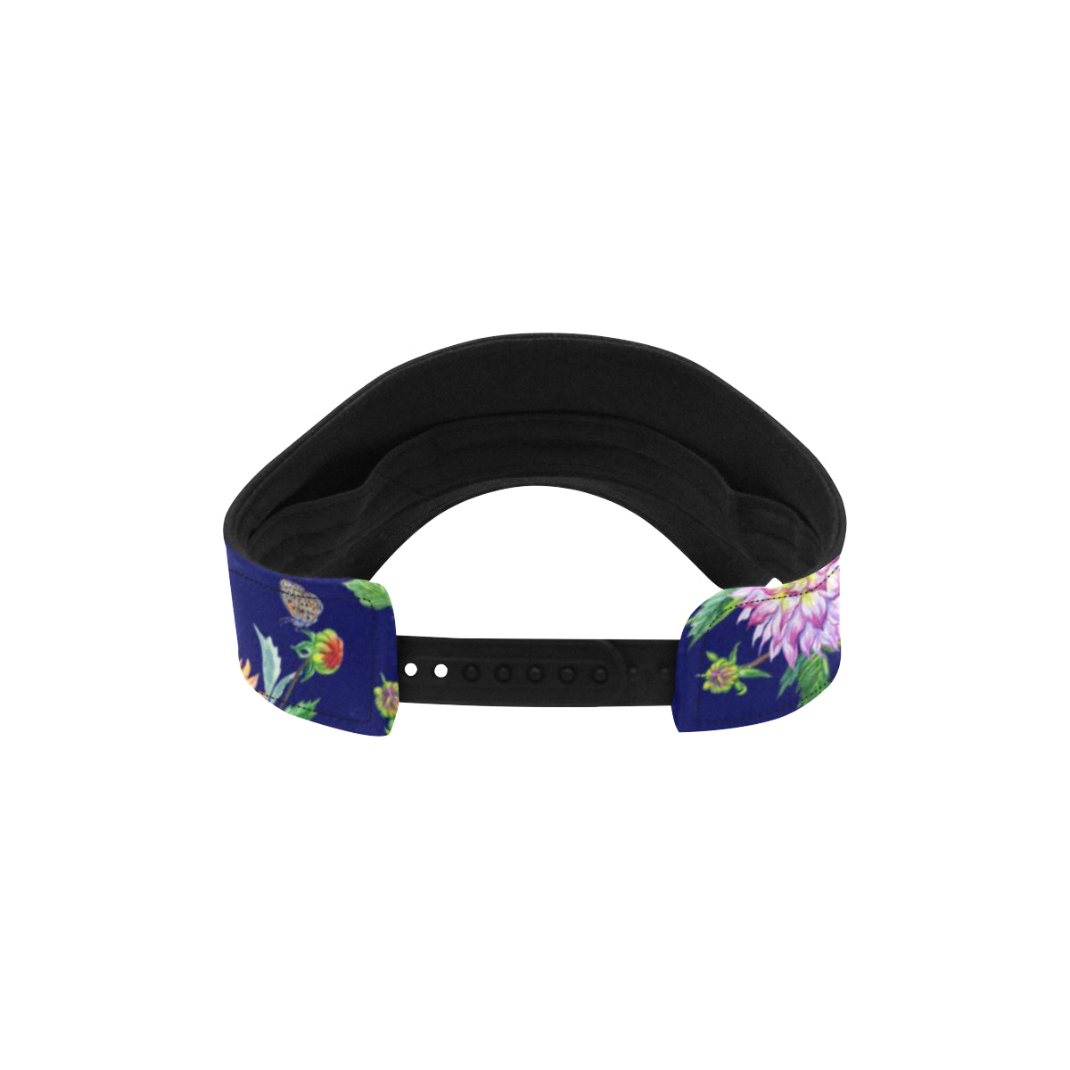 Dahlia Pattern Print Design DH010 Unisex Sun Visor