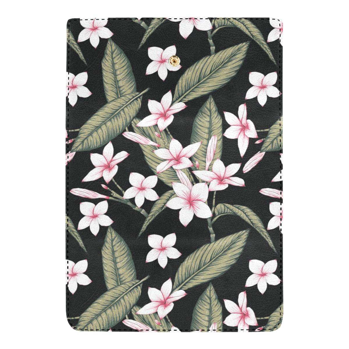 Plumeria Pattern Print Design PM021 Women's Trifold Wallet