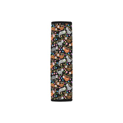 Sloth Print Design LKS306 Car Seat Belt Cover
