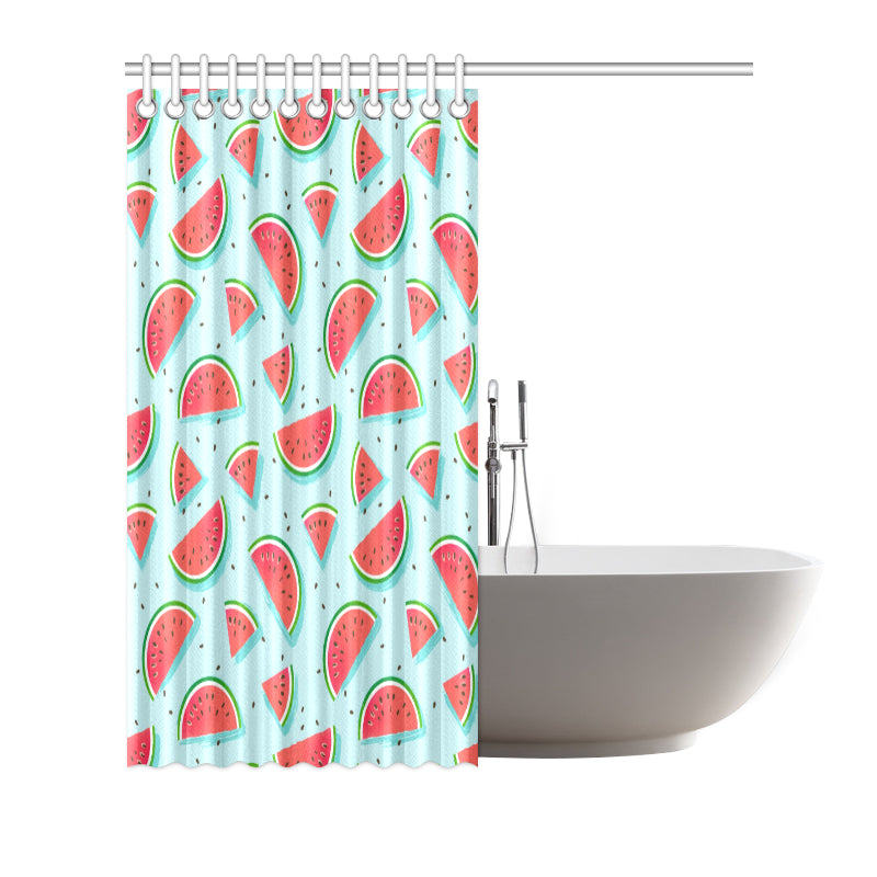 Watermelon Pattern Print Design WM03 Shower Curtain