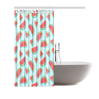 Watermelon Pattern Print Design WM03 Shower Curtain