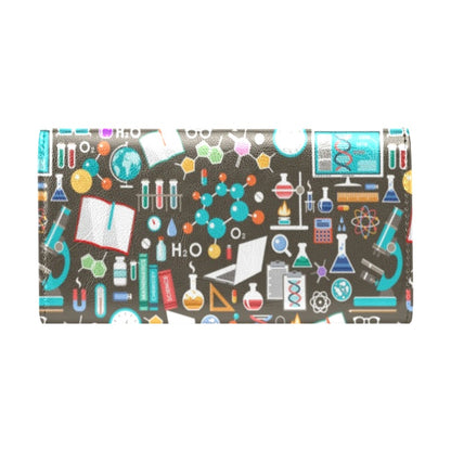 Science Print Design LKS303 Women's Trifold Wallet