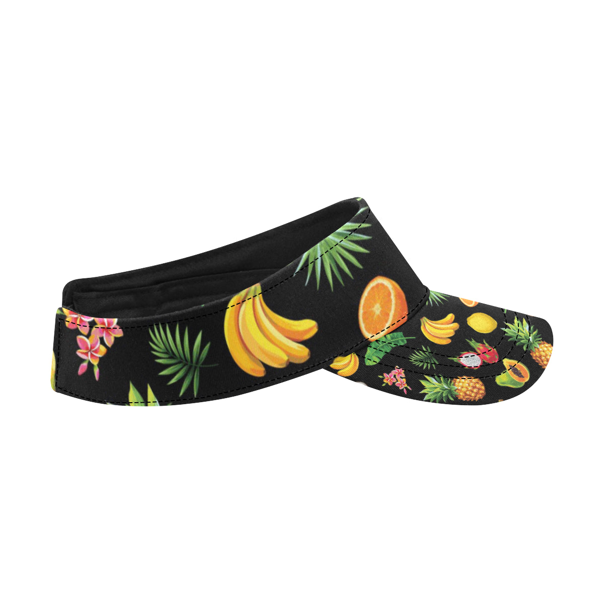Tropical Fruits Pattern Print Design TF03 Unisex Sun Visor