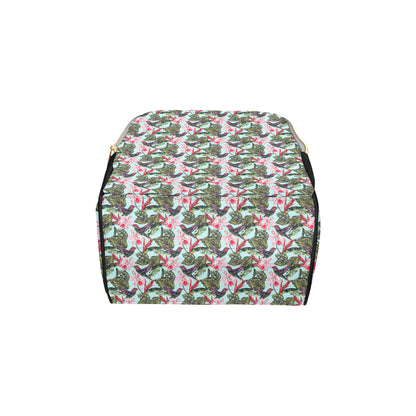 Hummingbird Cute Themed Print Diaper Bag Backpack