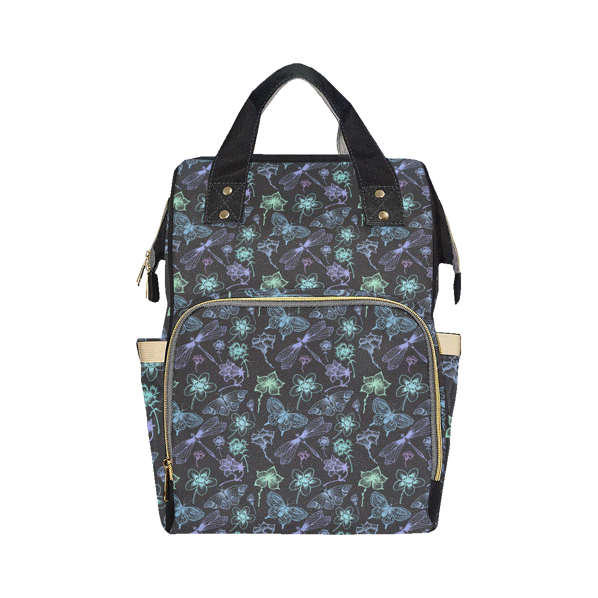 Butterfly Dragonfly Diaper Bag Backpack