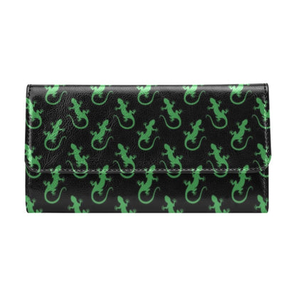 lizard Print Design LKS401 Women's Trifold Wallet