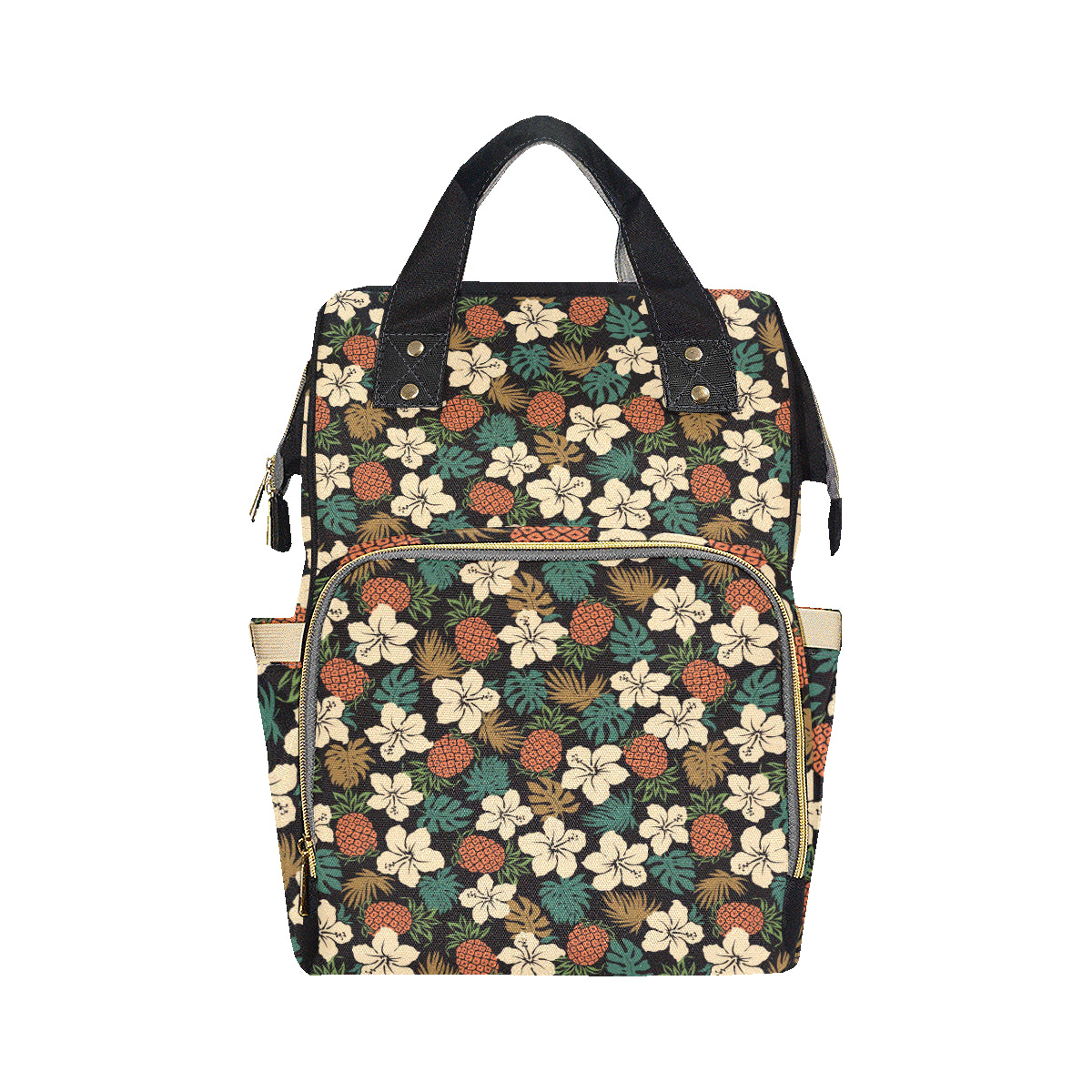 Hawaiian Themed Pattern Print Design H08 Diaper Bag Backpack