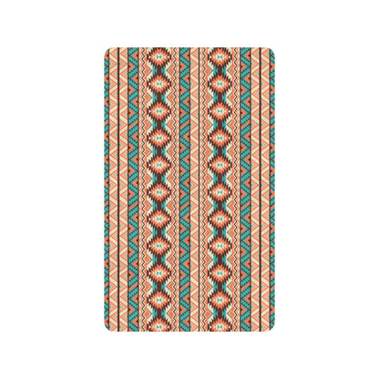 Navajo Western Style Print Pattern Rubber Doormat