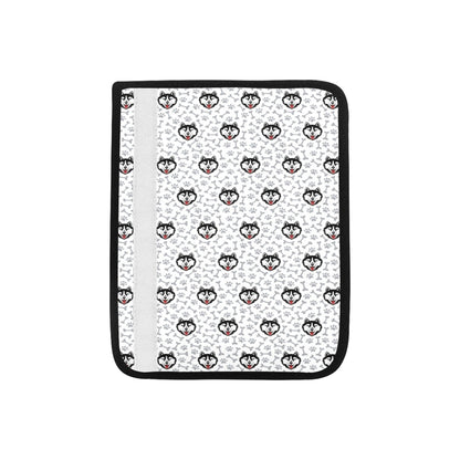 Siberian Huskies Print Design LKS305 Car Seat Belt Cover