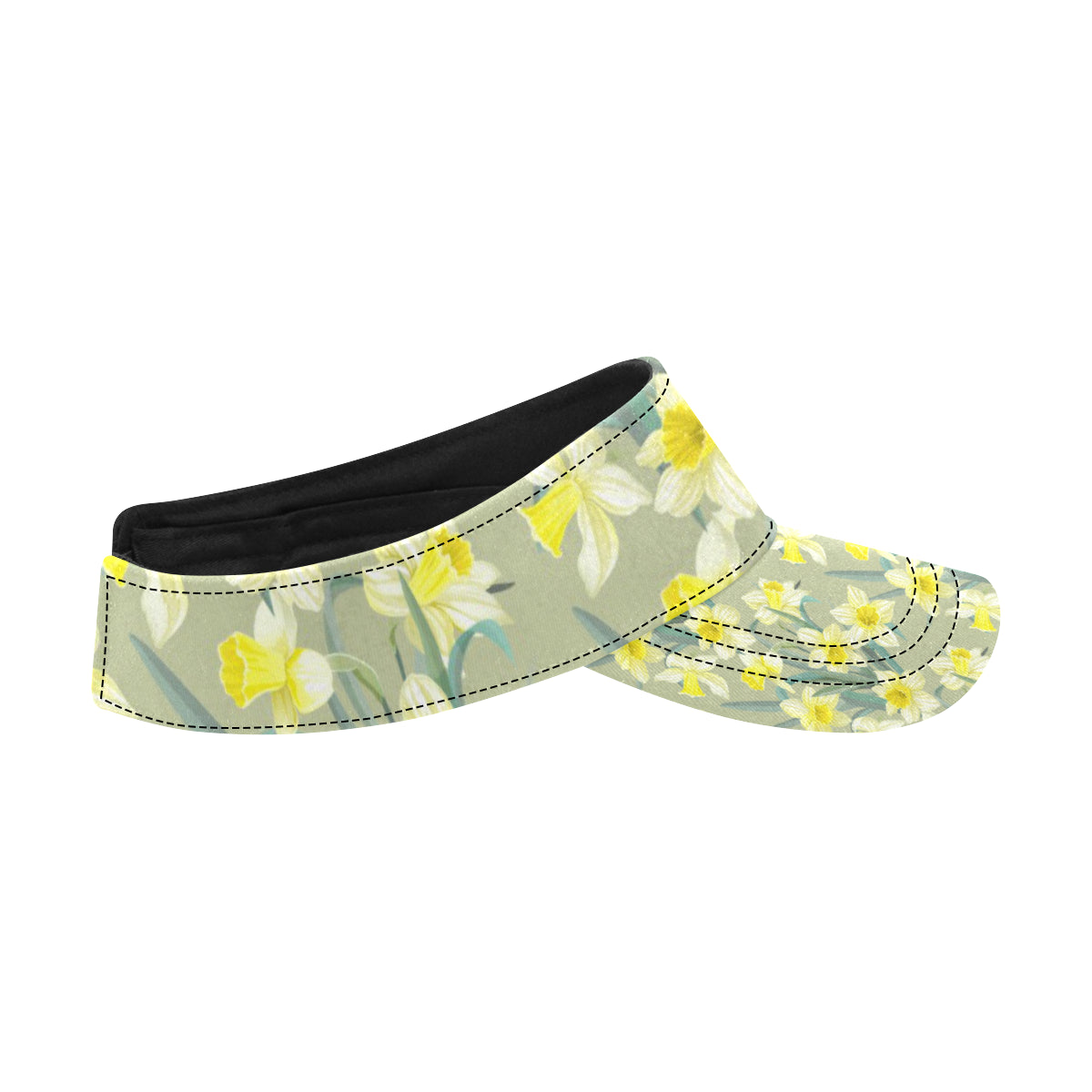 Daffodils Pattern Print Design DF01 Unisex Sun Visor
