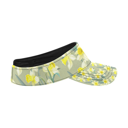 Daffodils Pattern Print Design DF01 Unisex Sun Visor