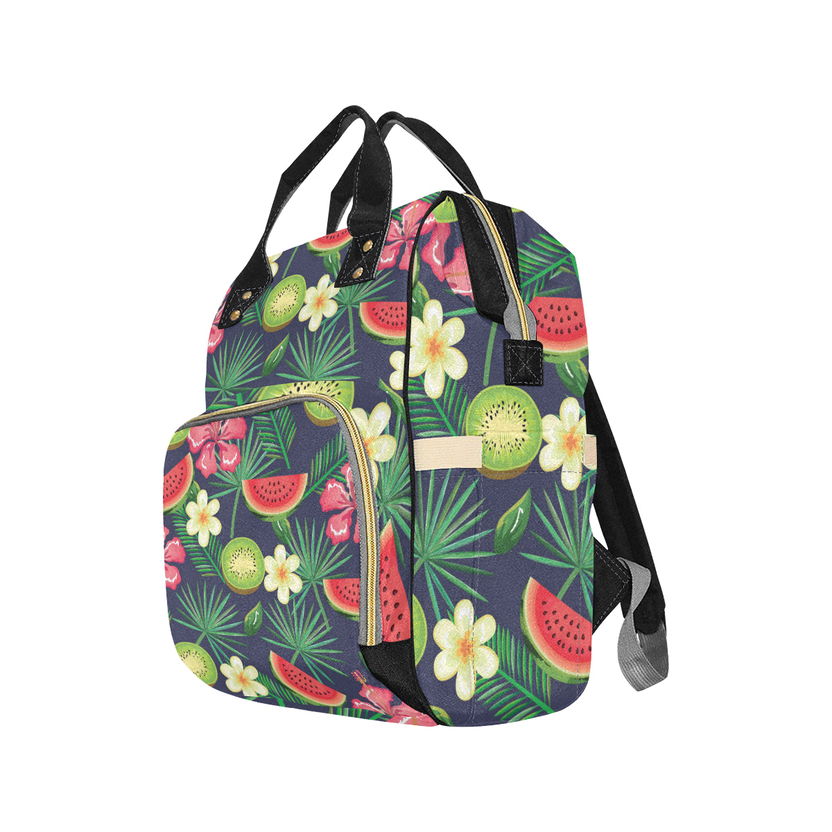 Tropical Fruits Pattern Print Design TF05 Diaper Bag Backpack