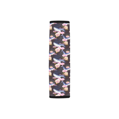 Blue Whale Print Design LKS401 Car Seat Belt Cover