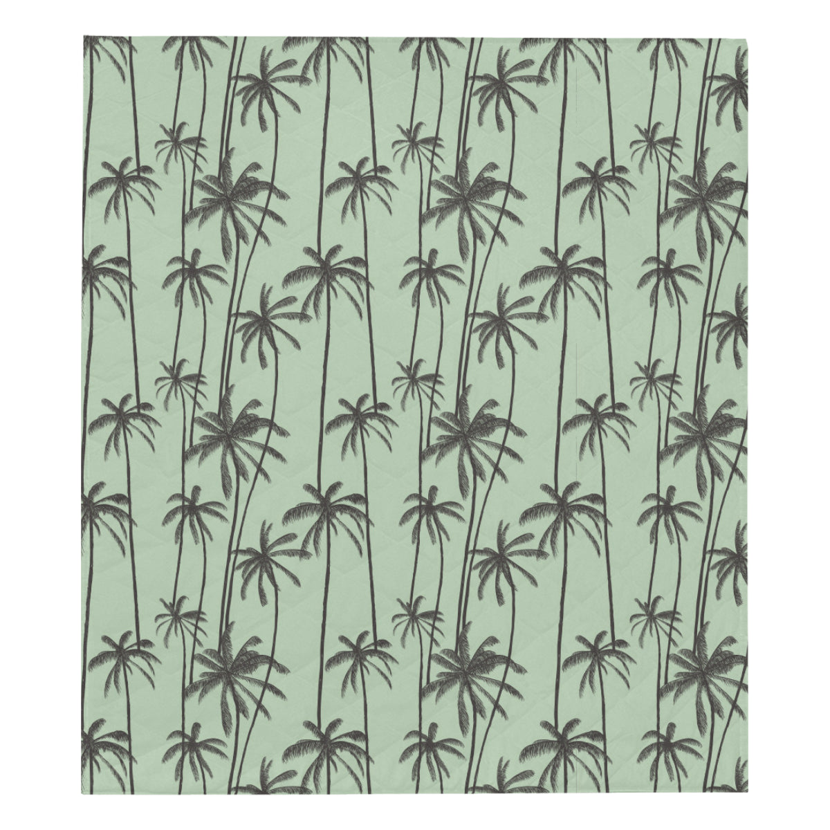 Palm Tree Pattern Print Design A04 Premium Quilt