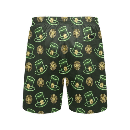 St Patricks Day Print Design LKS308 Men's Swim Trunks Beach Shorts