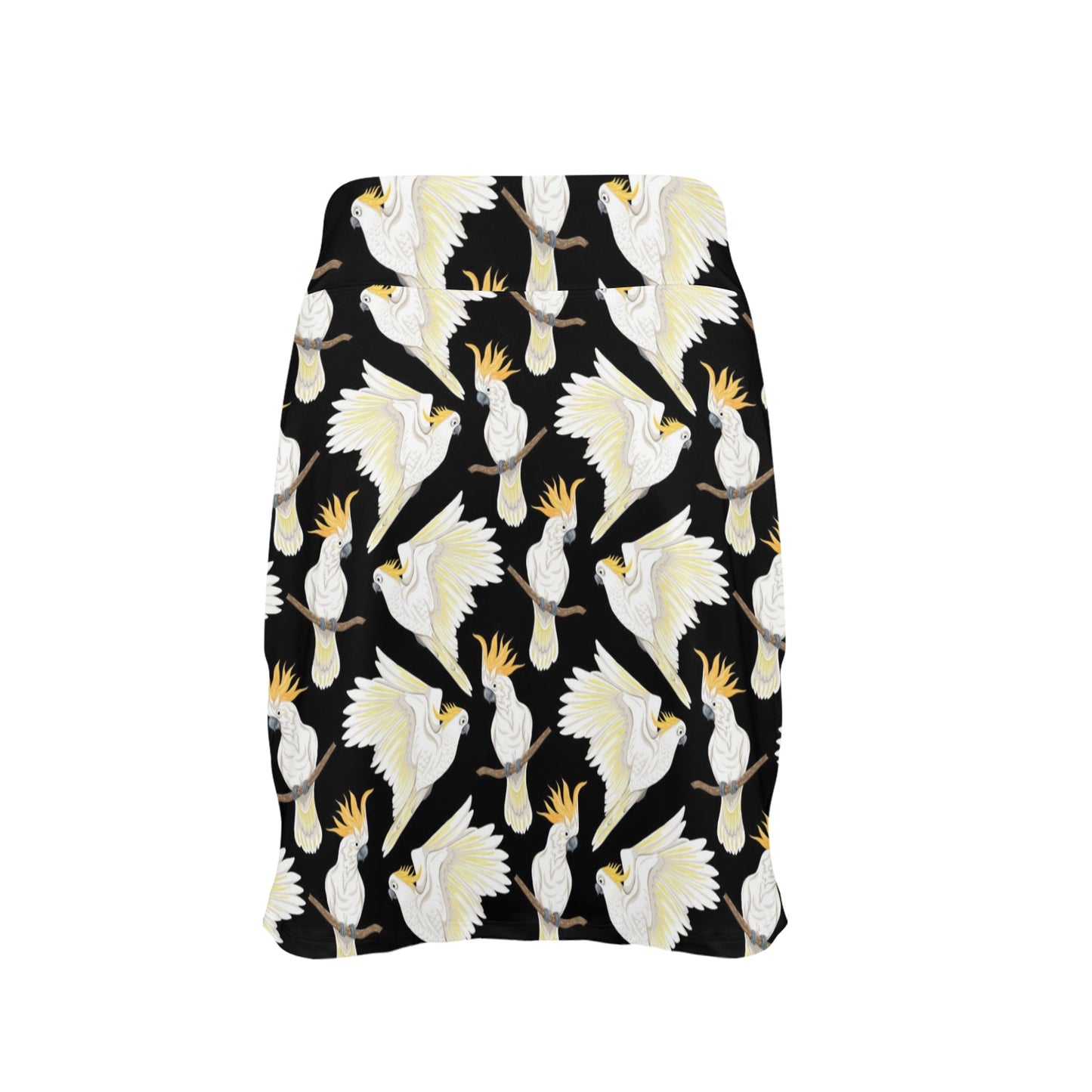 Cockatoo Print Design LKS402 17" Golf & Pickleball Skort with Pockets