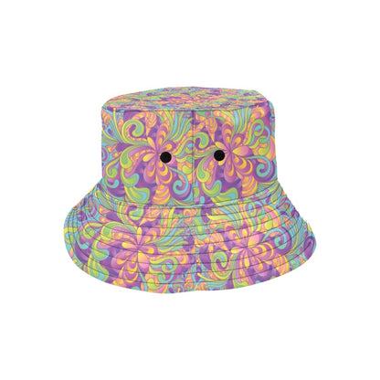 Trippy Print Design LKS306 Unisex Bucket Hat