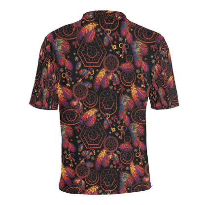 Dream catcher native american Men Polo Shirt