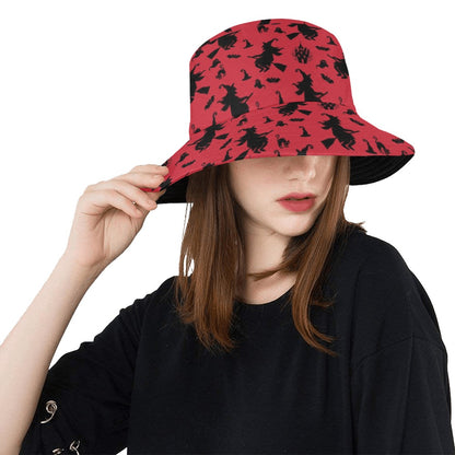 Witch Print Design LKS303 Unisex Bucket Hat