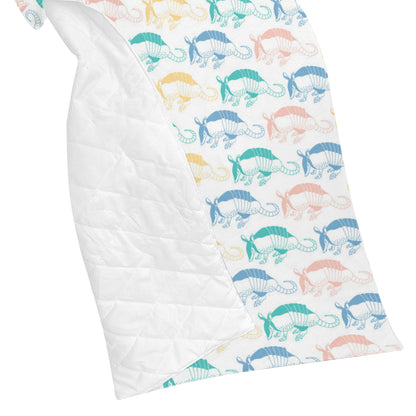 Armadillo Pattern Print Design 05 Premium Quilt