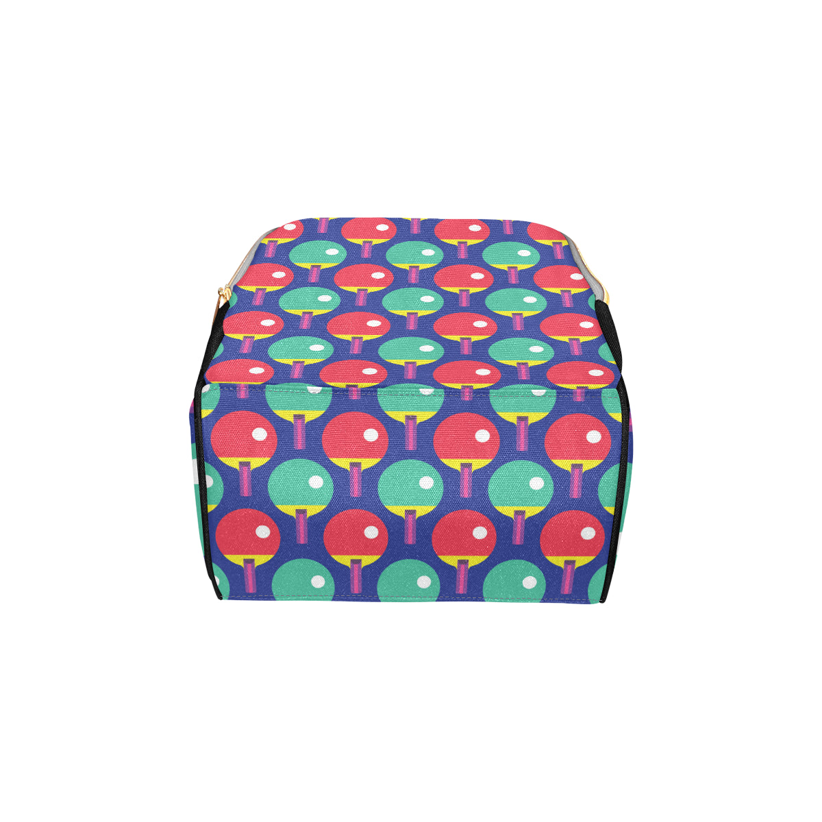 Ping Pong Pattern Print Design A03 Diaper Bag Backpack