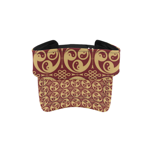 Yin Yang Style Pattern Design Print Unisex Sun Visor