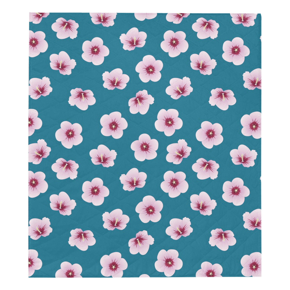 Cherry Blossom Pattern Print Design CB08 Premium Quilt