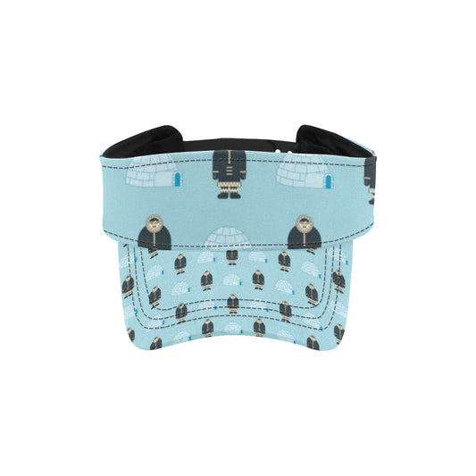 Eskimo Pattern Print Design 03 Unisex Sun Visor