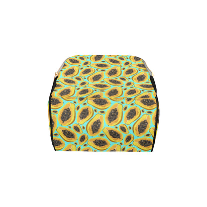 Papaya Pattern Print Design PP03 Diaper Bag Backpack