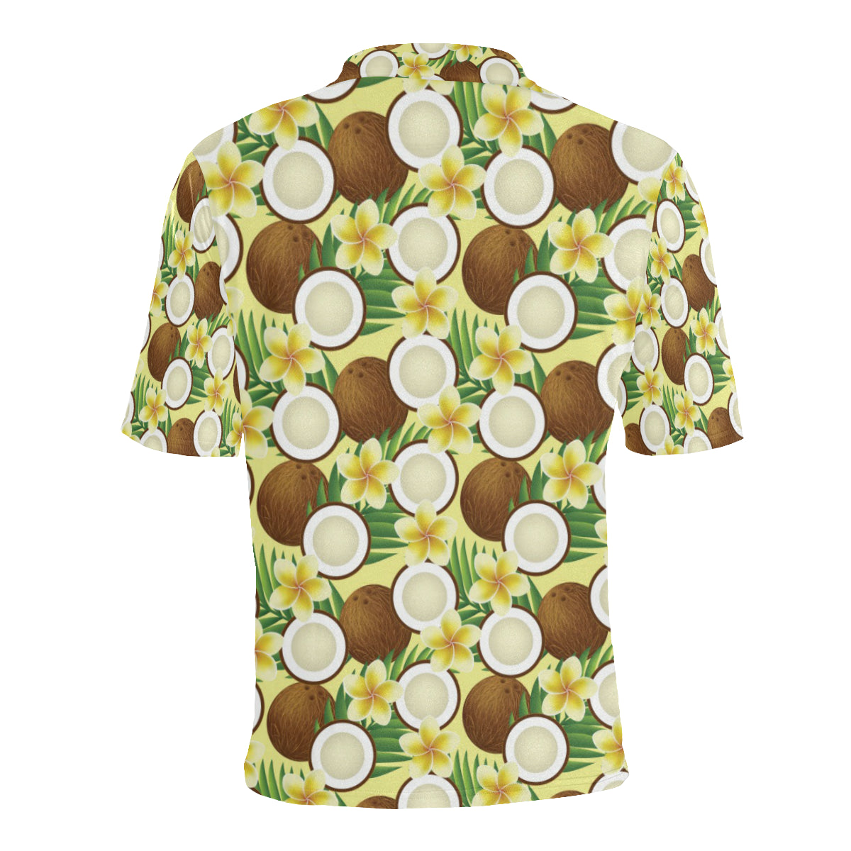 Coconut Pattern Print Design CN02 Men Polo Shirt