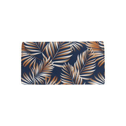 Tropical Flower Pattern Print Design TF07 Women's Trifold Wallet