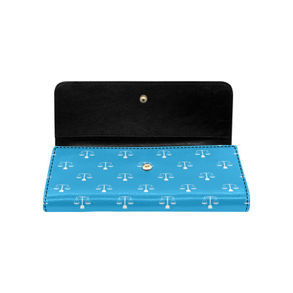 Libra Pattern Print Design 02 Women's Trifold Wallet