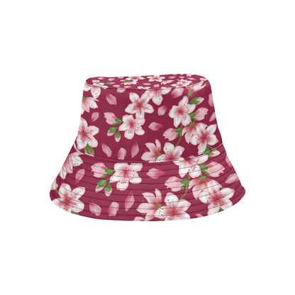 Cherry Blossom Pattern Print Design CB06 Unisex Bucket Hat