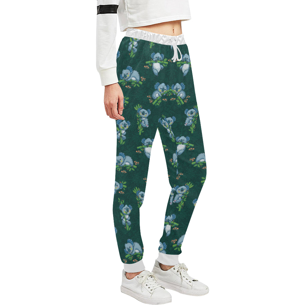 Koala Blue Design Print Unisex Sweatpants