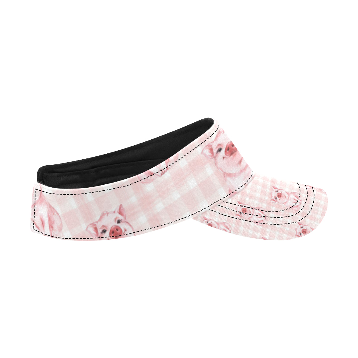 Pig Baby Pattern Print Design 01 Unisex Sun Visor