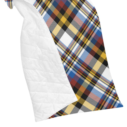 Madras Pattern Print Design 01 Premium Quilt