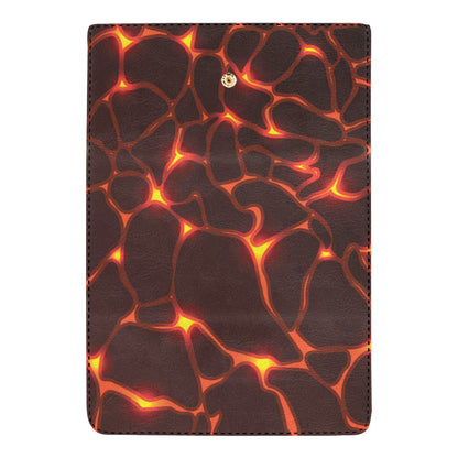 Lava Pattern Print Design 02 Women's Trifold Wallet
