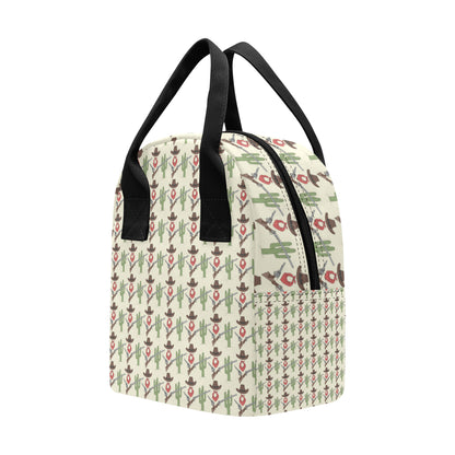 Western Cowboy Print Insulated Lunch Bag