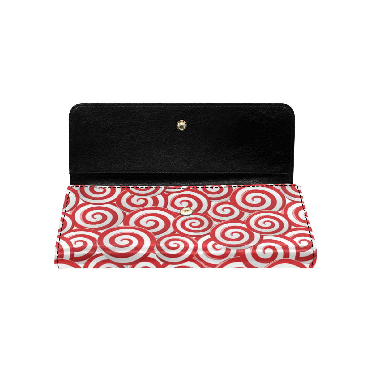 Candy Pattern Print Design 03 Women's Trifold Wallet