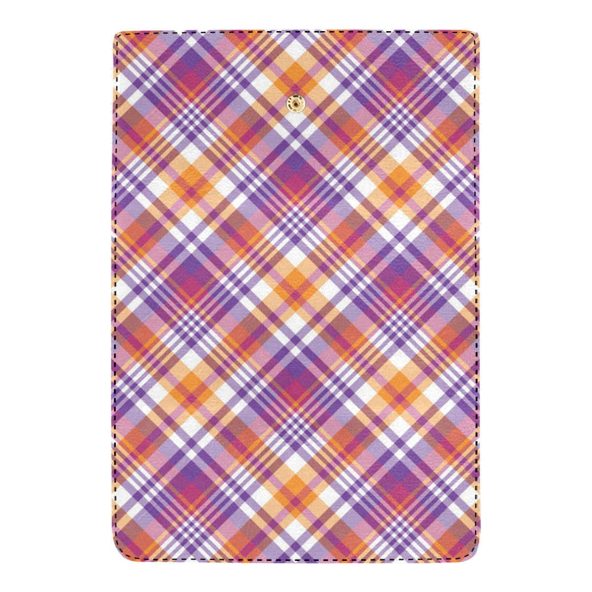 Madras Pattern Print Design 02 Women's Trifold Wallet