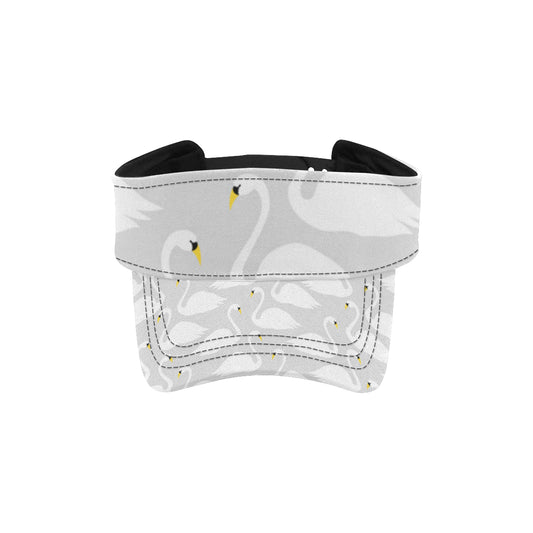 Swan Pattern Print Design 02 Unisex Sun Visor