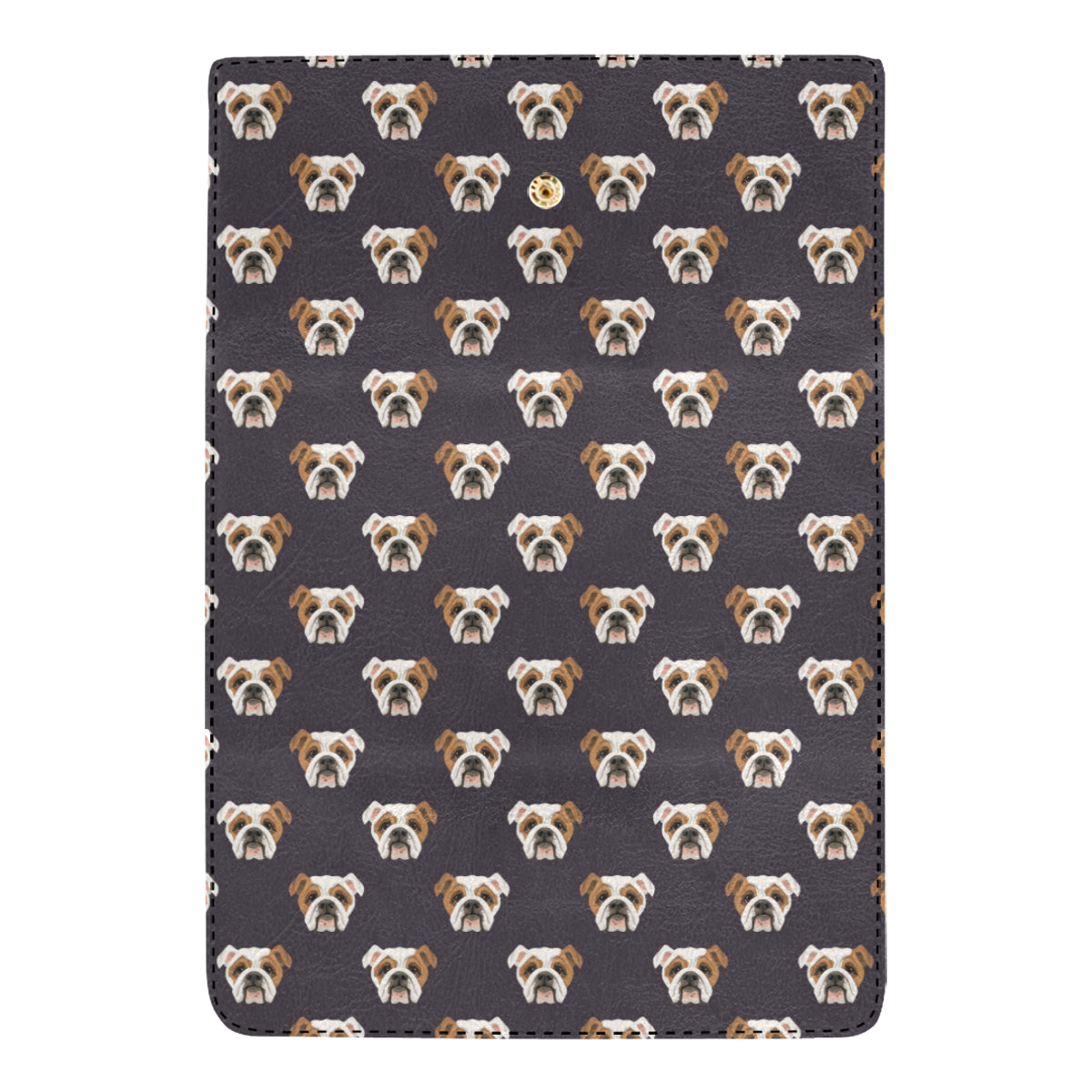 Bulldogs Pattern Print Design 03 Women's Trifold Wallet