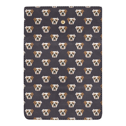 Bulldogs Pattern Print Design 03 Women's Trifold Wallet