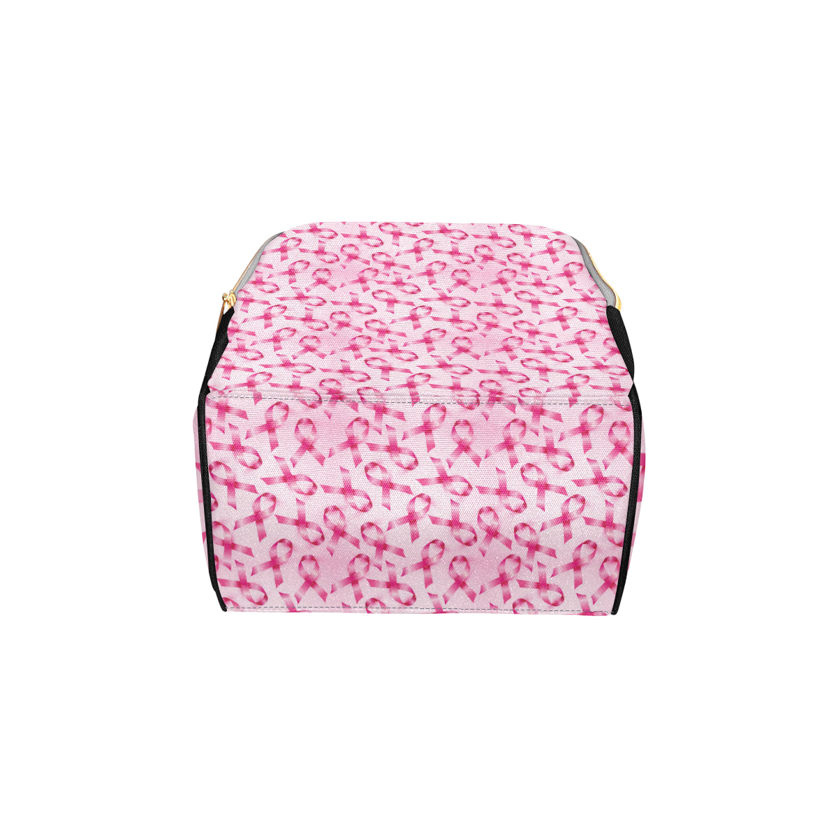 Breast cancer Pattern Print Design 04 Diaper Bag Backpack